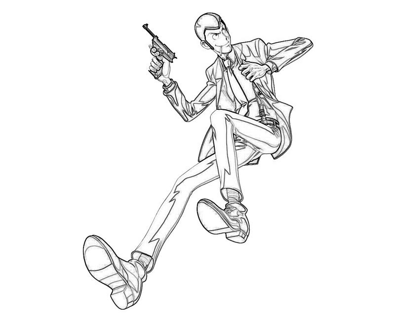 Lupin Coloring Page