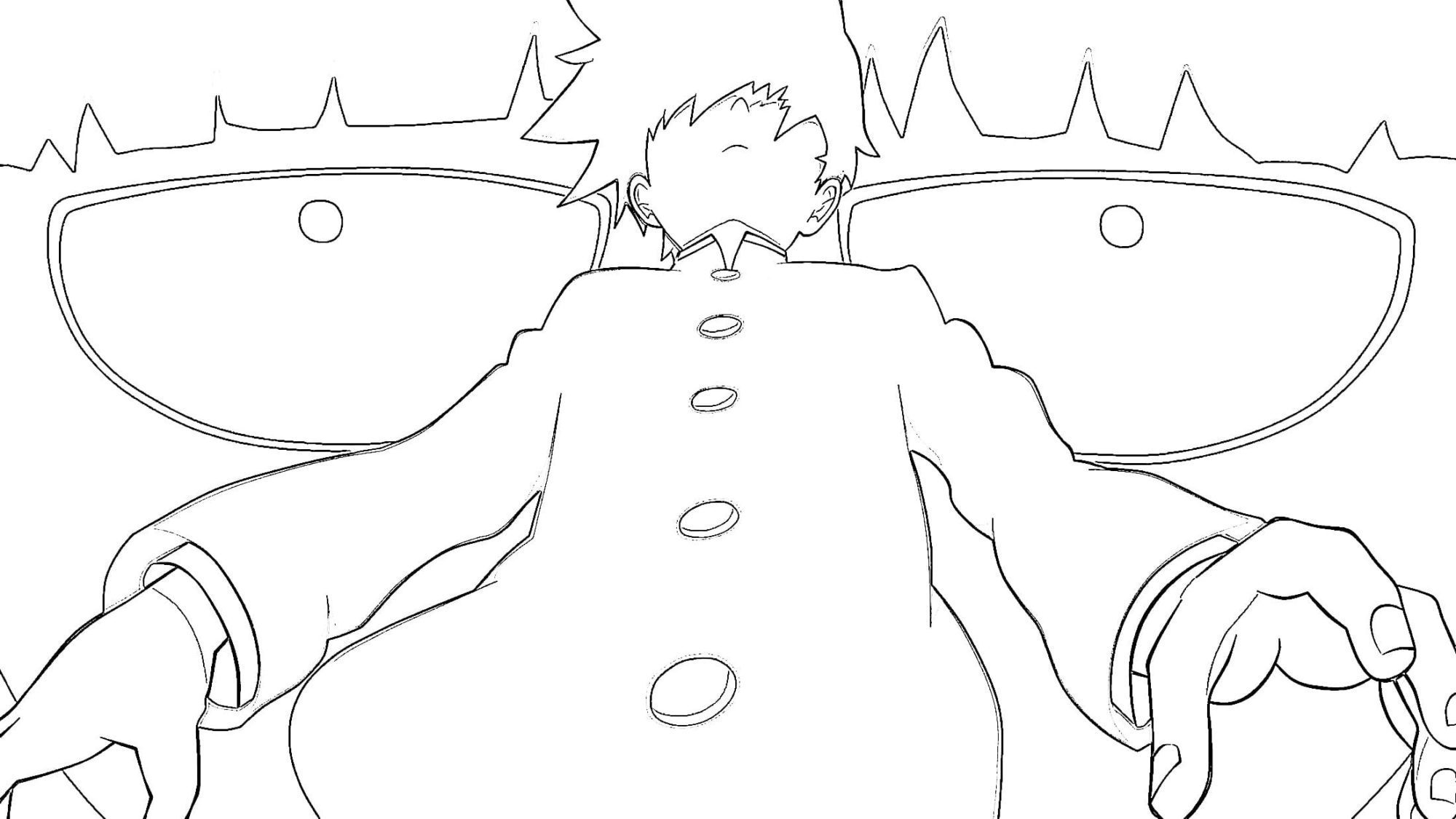 MOB PSYCHO 100 #7 COLORING PAGES