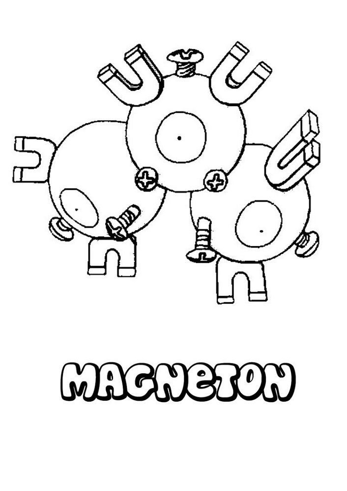 Magneton Coloring Pageon