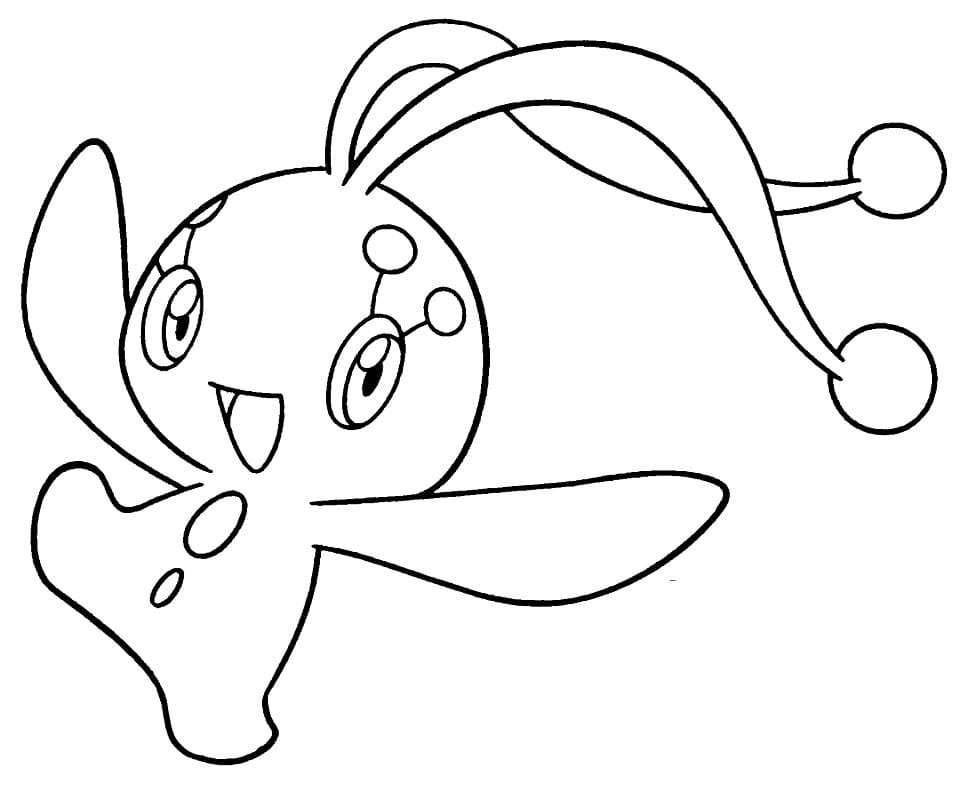 Manaphy Coloring Page