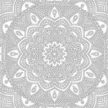 mandala design Coloring Pages