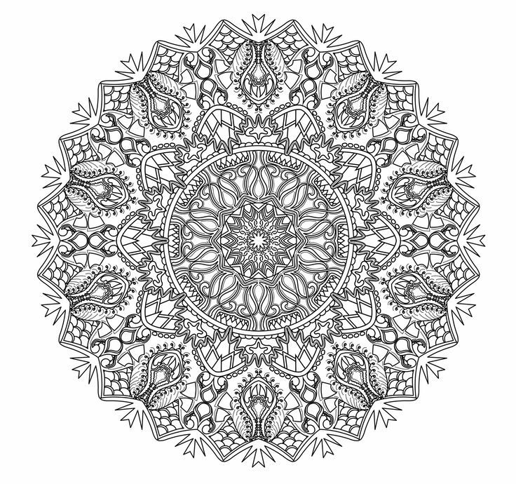 mandala art patterns Coloring Pages