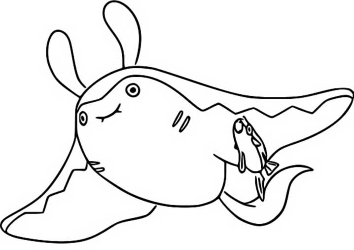 Mantine Coloring Page