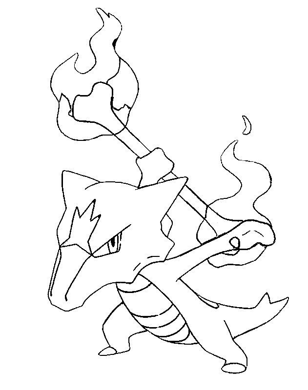 Marowak Coloring Page