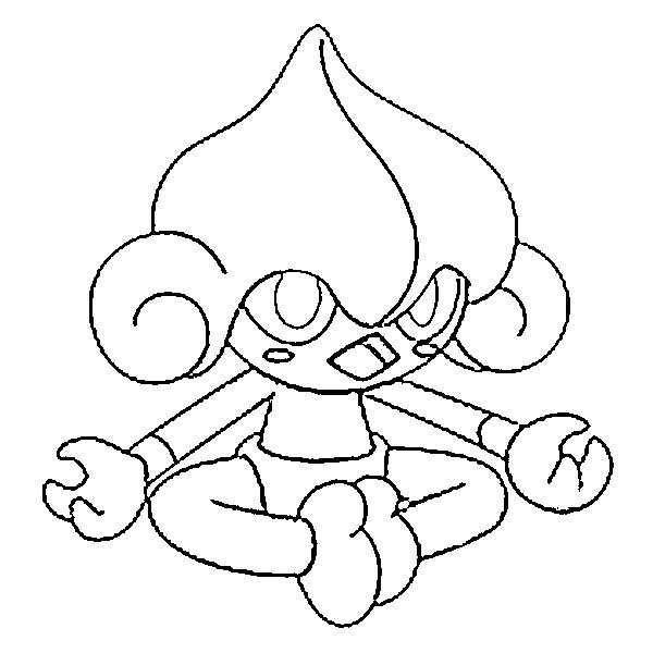 Meditite Coloring Page