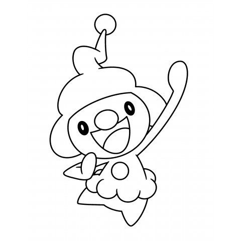 Mime Jr. Coloring Page