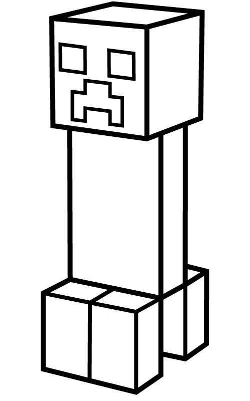 Minecraft Coloring Page Free