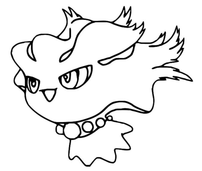 Misdreavus Coloring Page