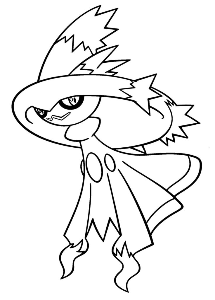 Mismagius Coloring Page