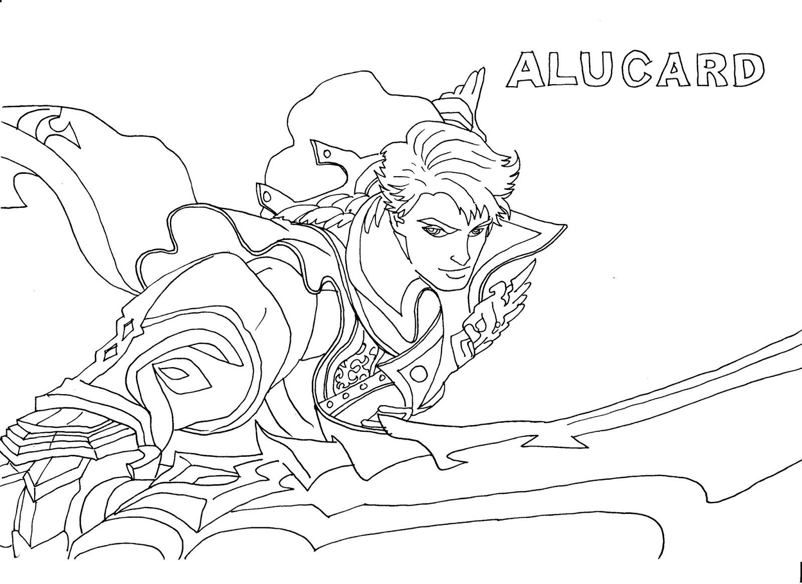 Mobile Legends 1 Coloring Pages
