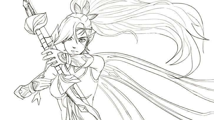 Mobile Legends 12 Coloring Pages