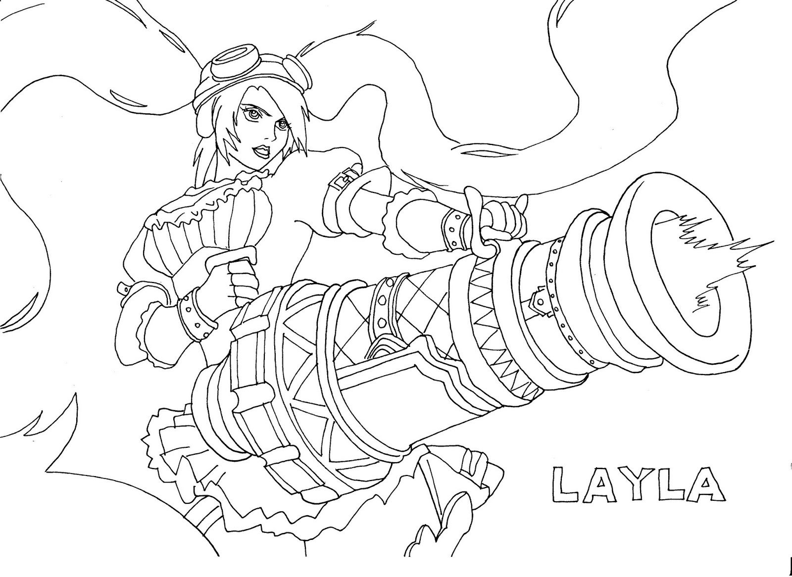 Mobile Legends 4 Coloring Pages
