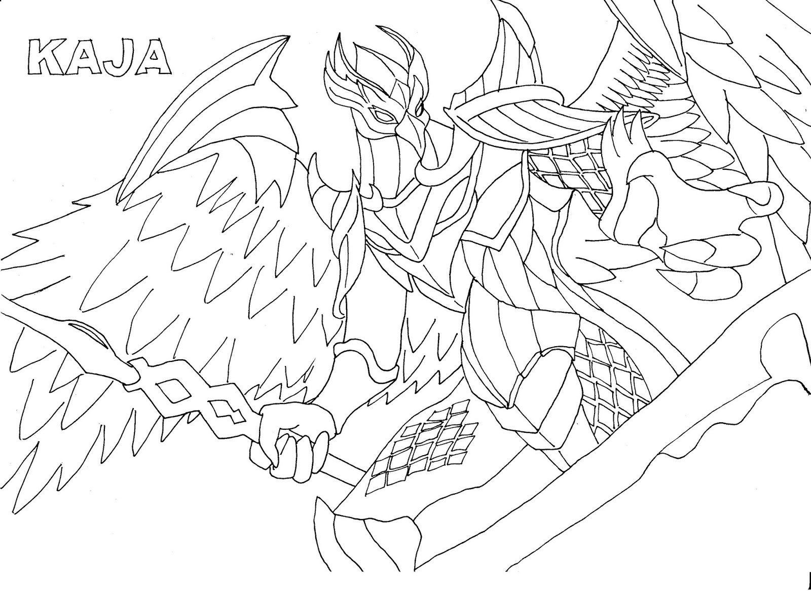 Mobile Legends 6 Coloring Pages