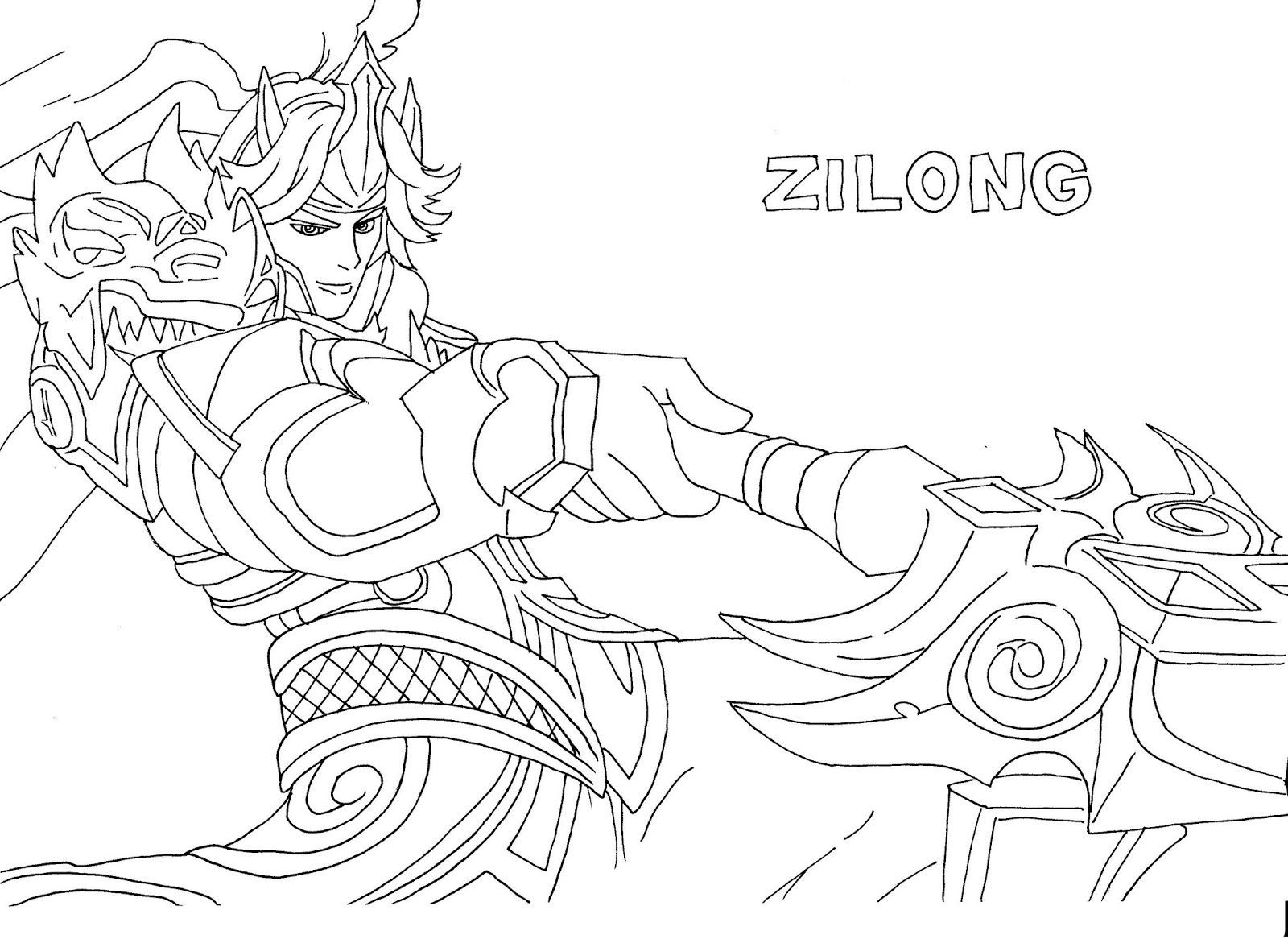 Mobile Legends 8 Coloring Pages
