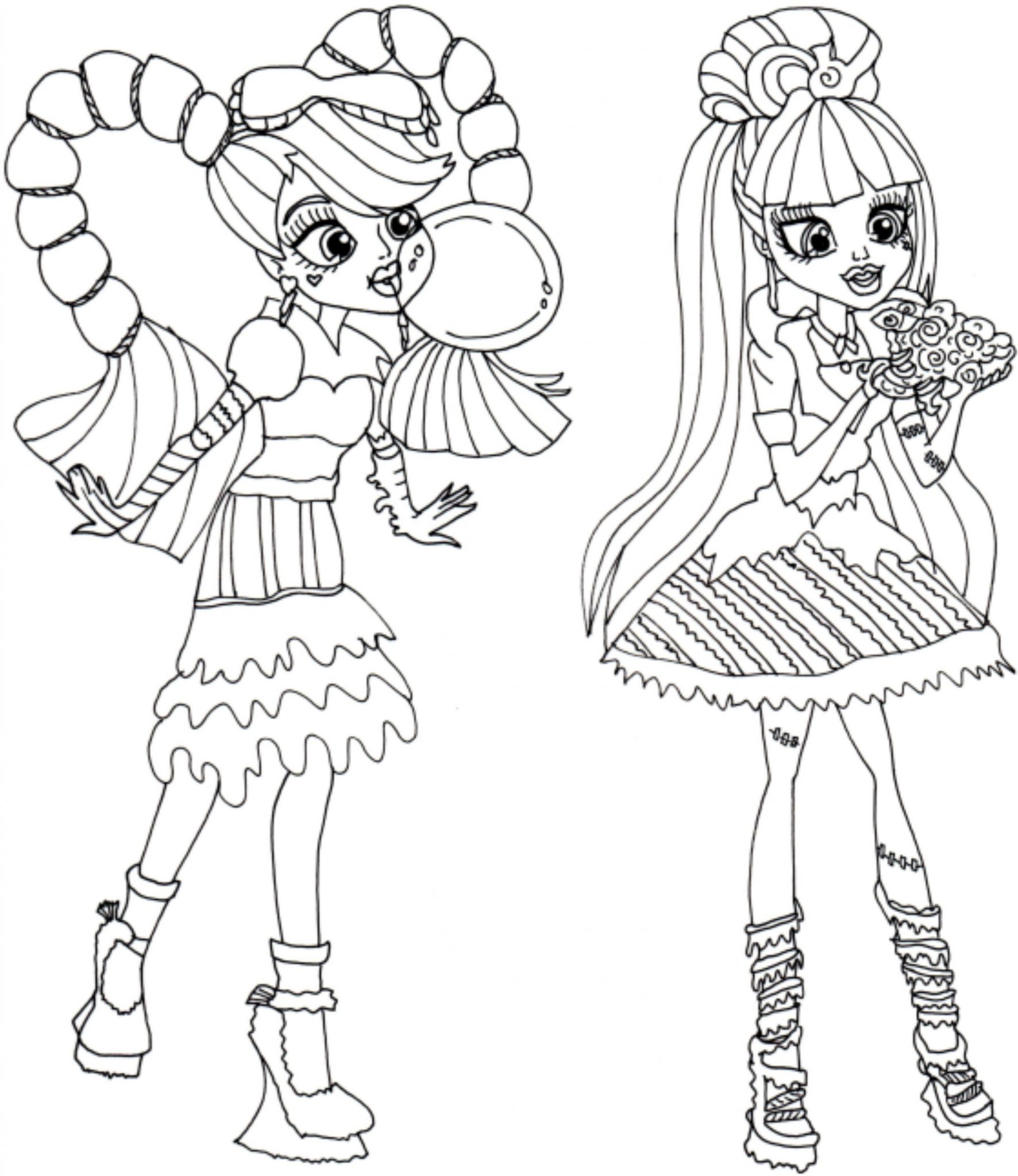 monster high movie Coloring Pages
