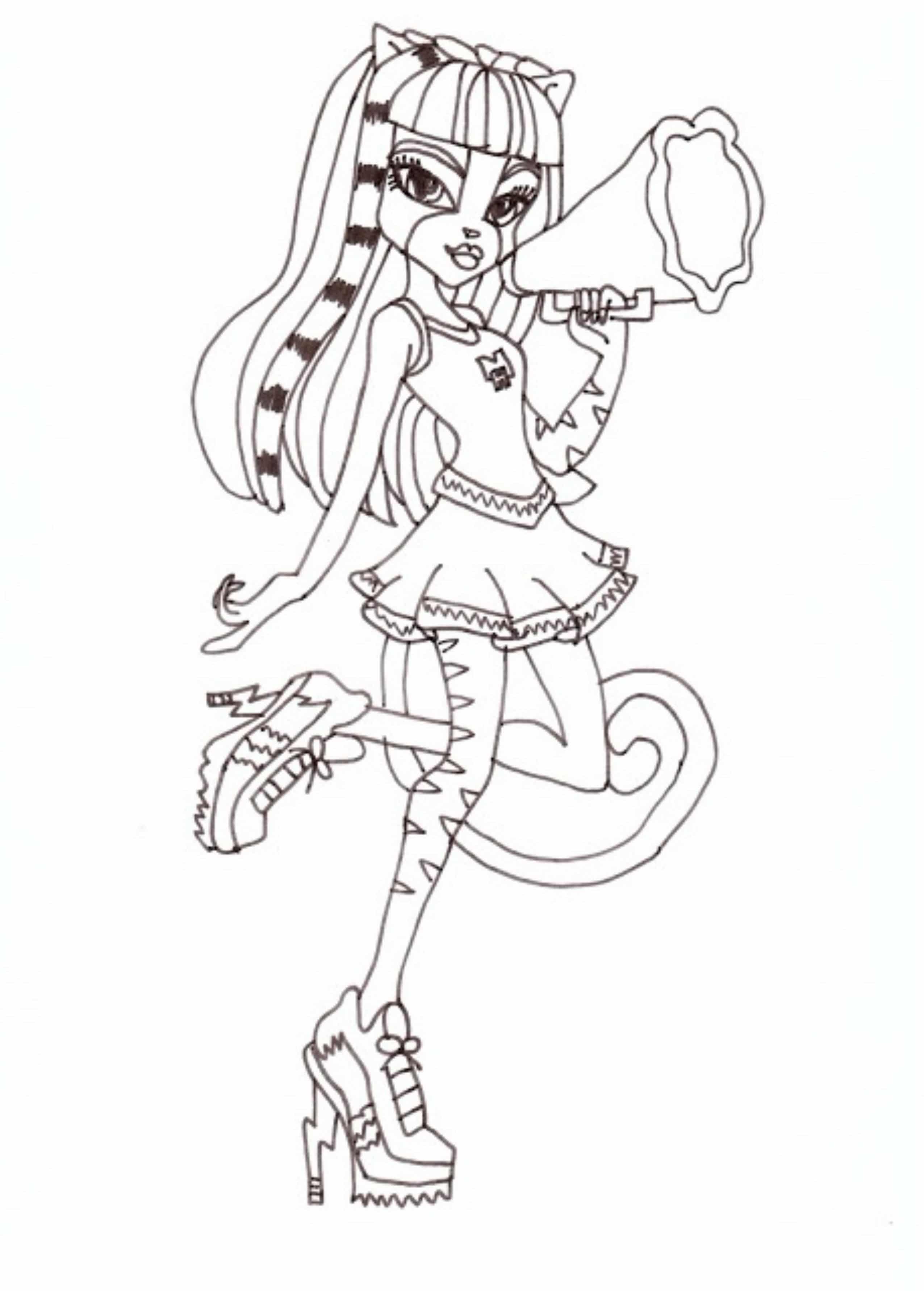 Monster High 14 Coloring Pages
