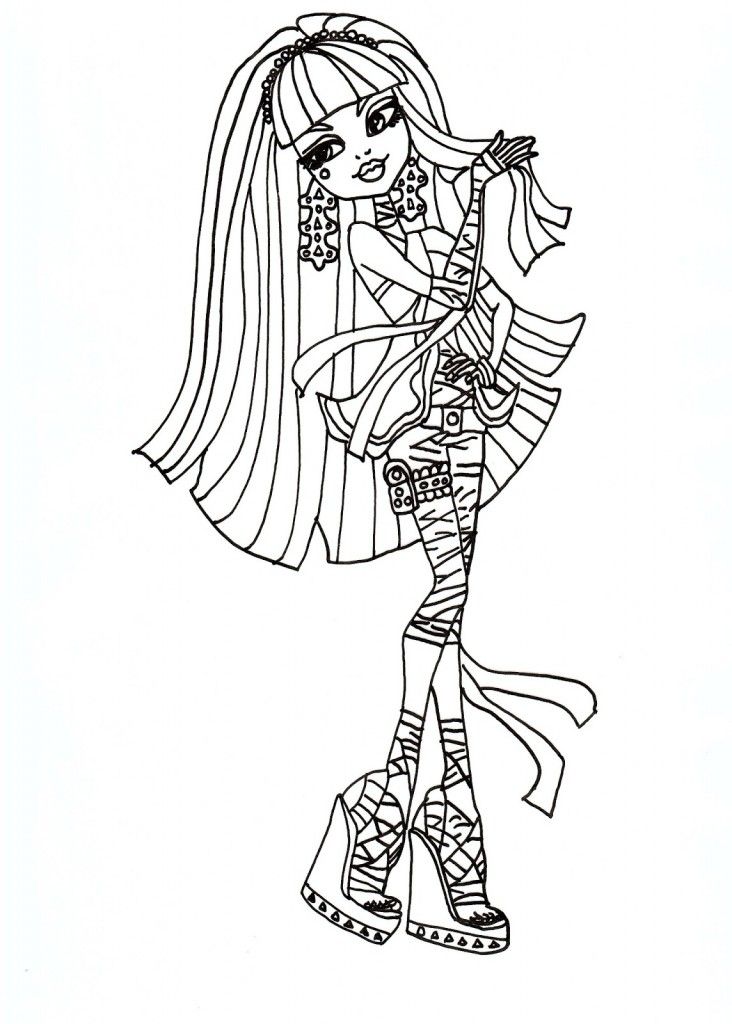 monster high show Coloring Pages