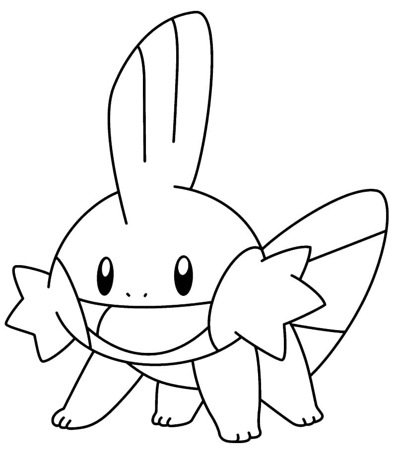 Mudkip Coloring Page