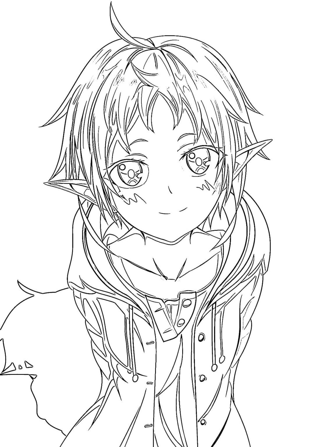 Mushoku Tensei Coloring Pages For Adult Best Mushoku Tensei