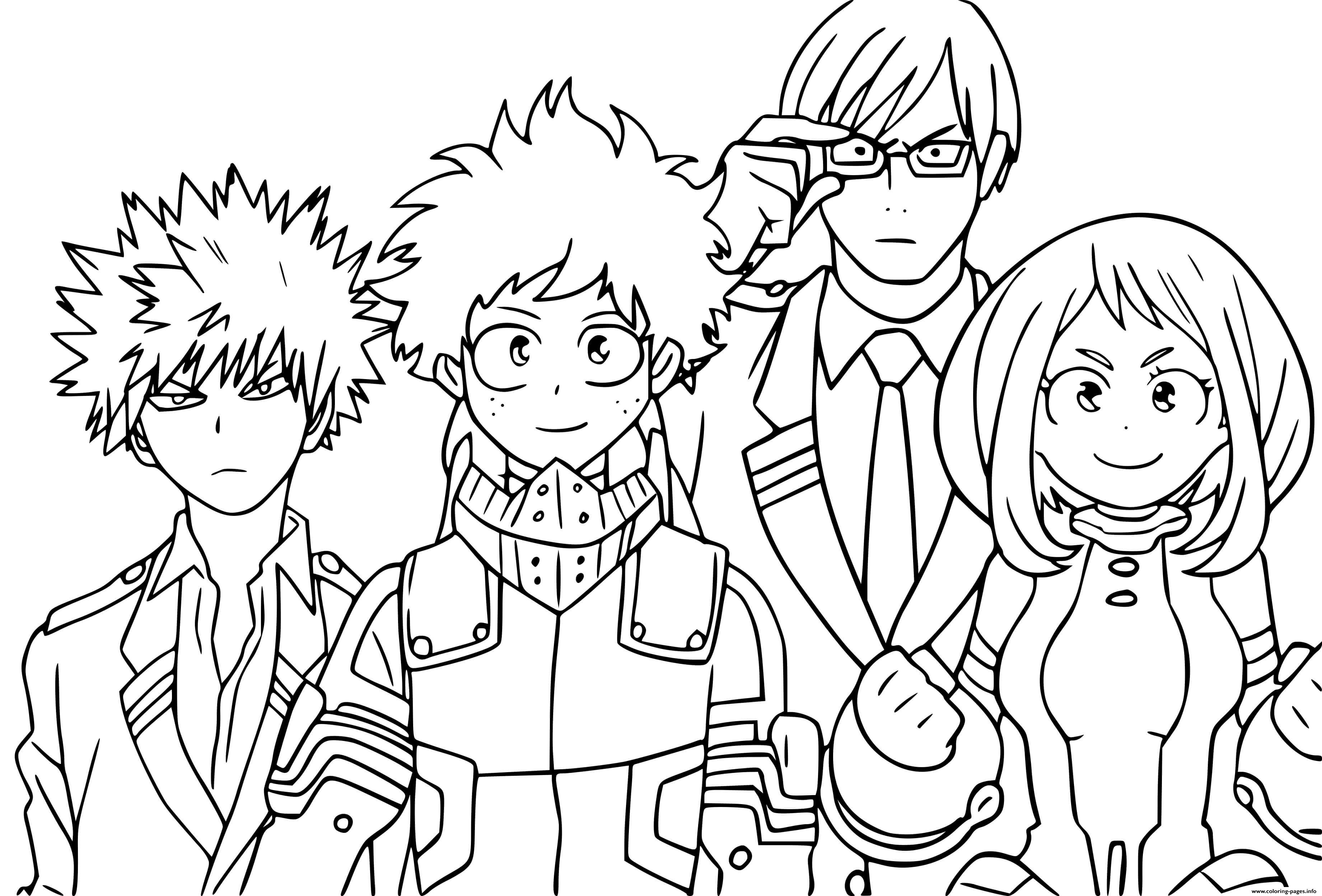 My Hero Academia 11 Coloring Pages