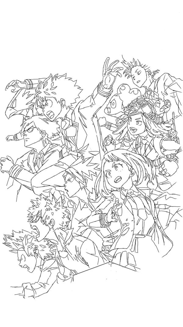 My Hero Academia Coloring Pages for Kids