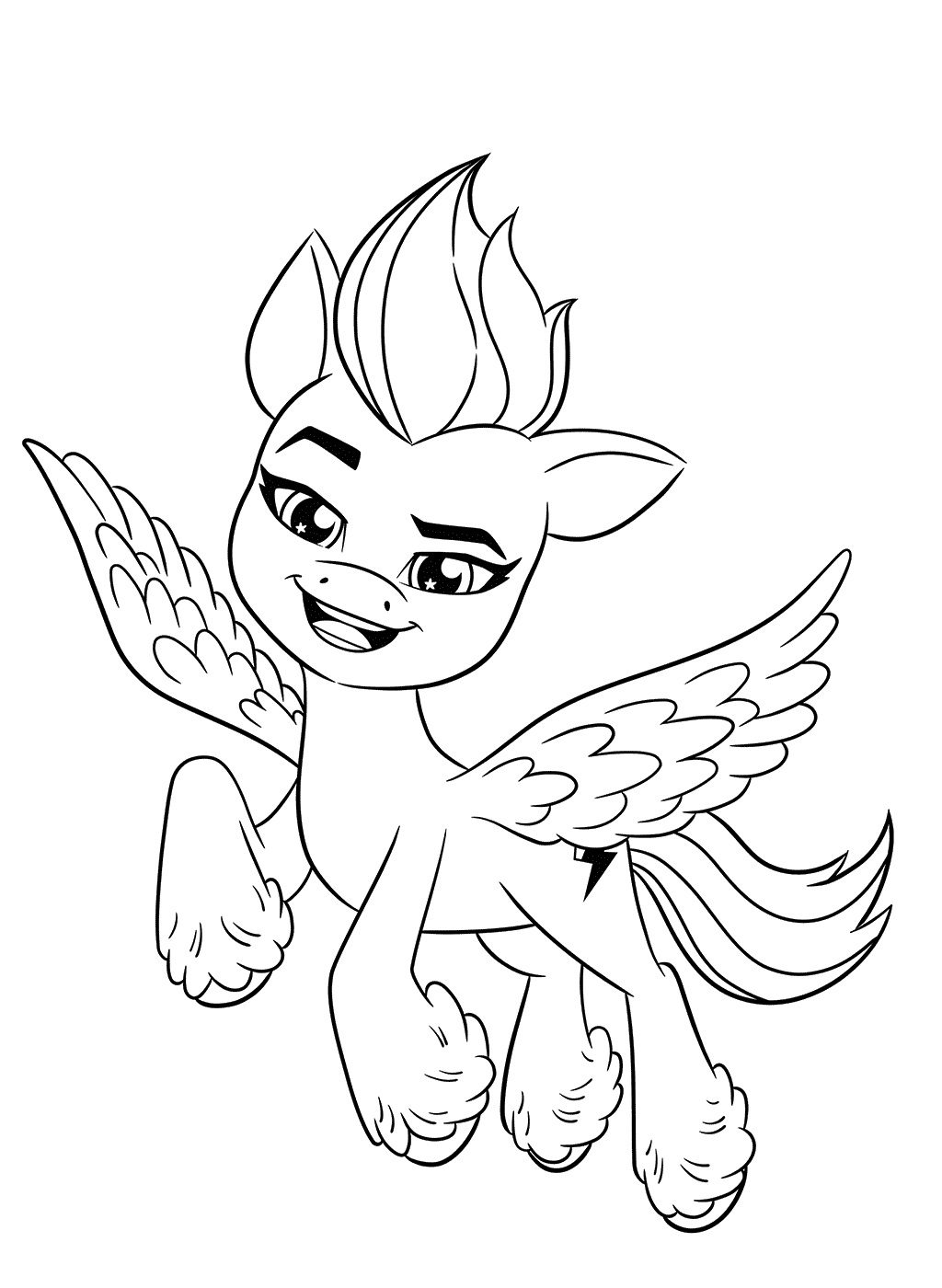 My Little Pony Coloring Page For Kids