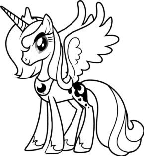 My Little Pony Coloring Pages For Kids