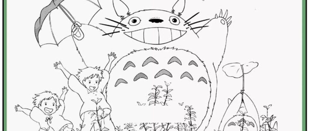 My Neighbor Totoro Coloring Pages