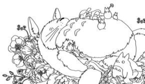 My Neighbor Totoro Coloring Page