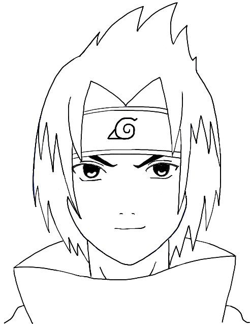 Naruto Sasuke Coloring Pages