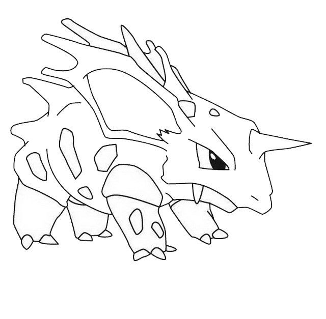 Nidorino Coloring Page