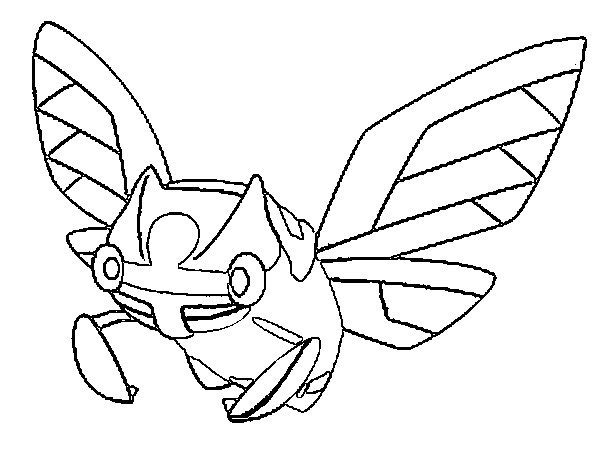 Ninjask Coloring Page