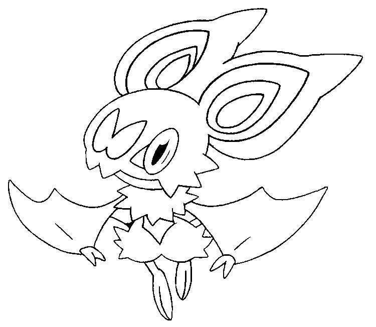 Noibat Coloring Page