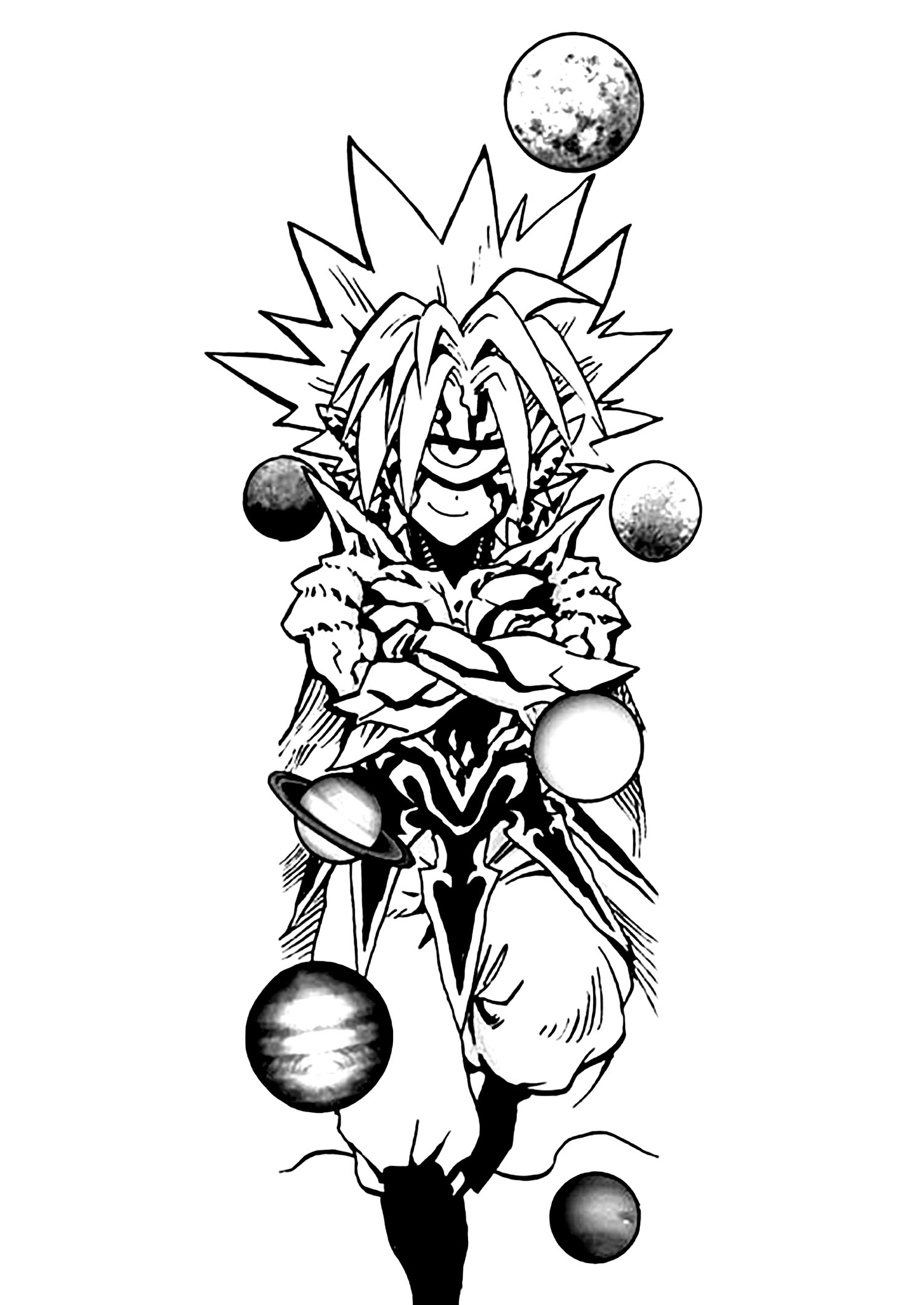 One Punch Man Lord Boros Coloring Pages