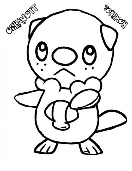 Oshawott Coloring Page