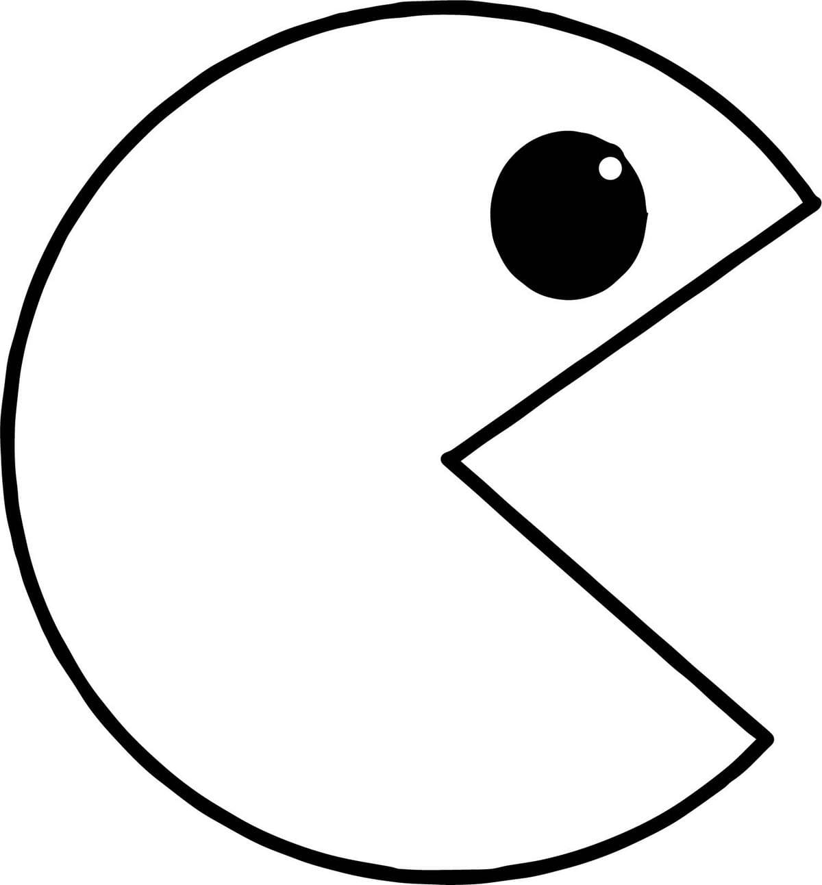 Pacman Coloring Pages. 