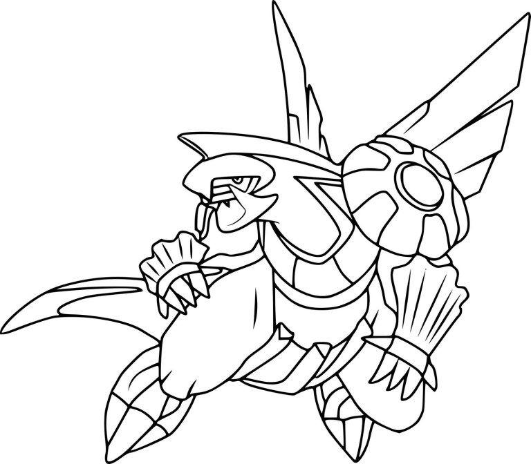 Palkia Coloring Page