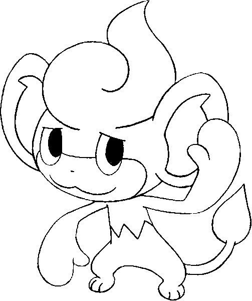 Pansear Coloring Page