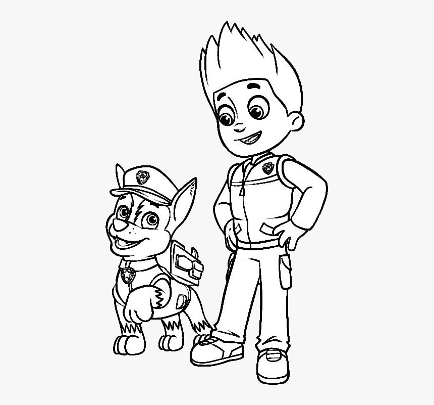 Paw Patrol Coloring Page