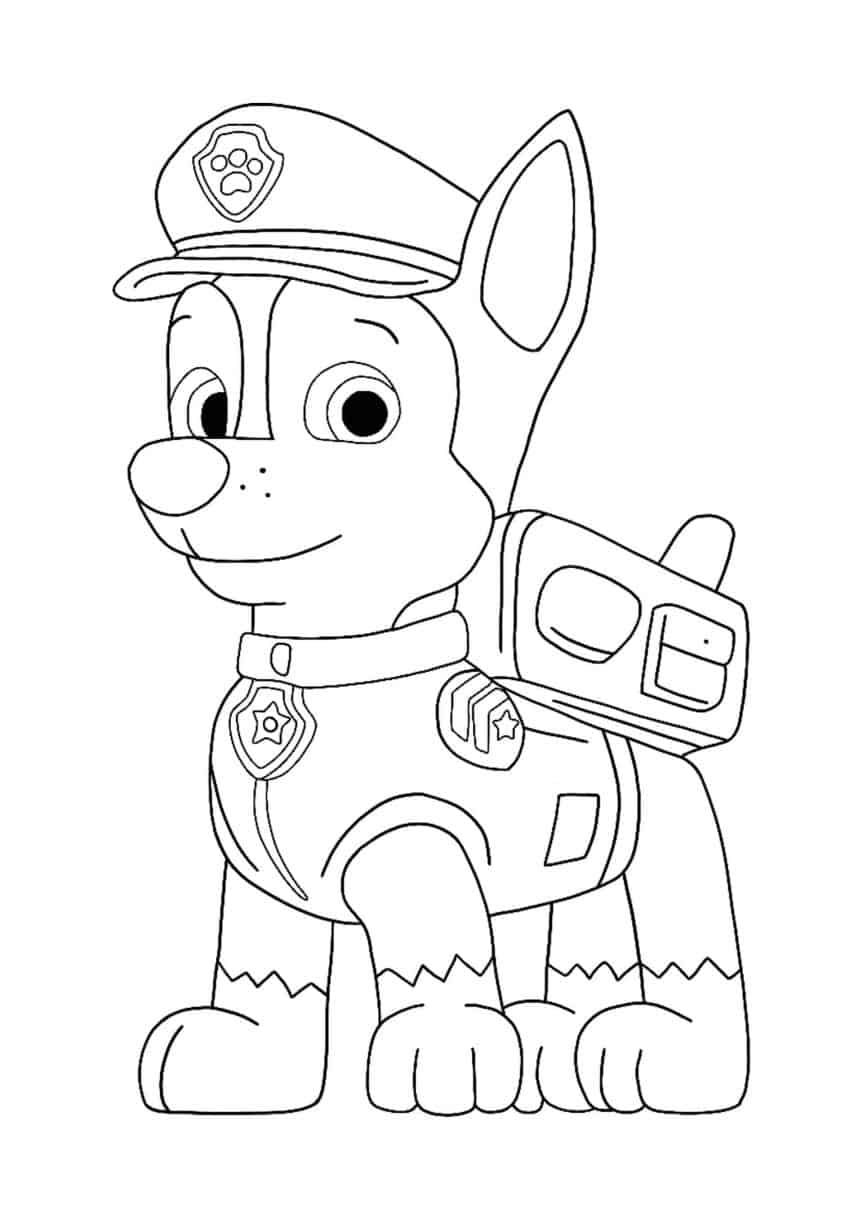 Paw Patrol Coloring Pages & book for kids. | Printable Coloring Pages