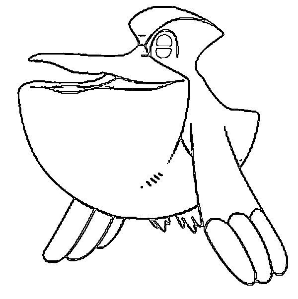 Pelipper Coloring Page