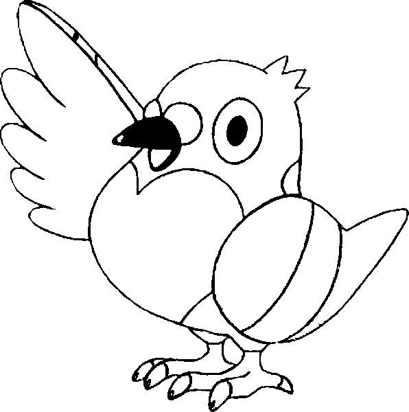 Pidove Coloring Page