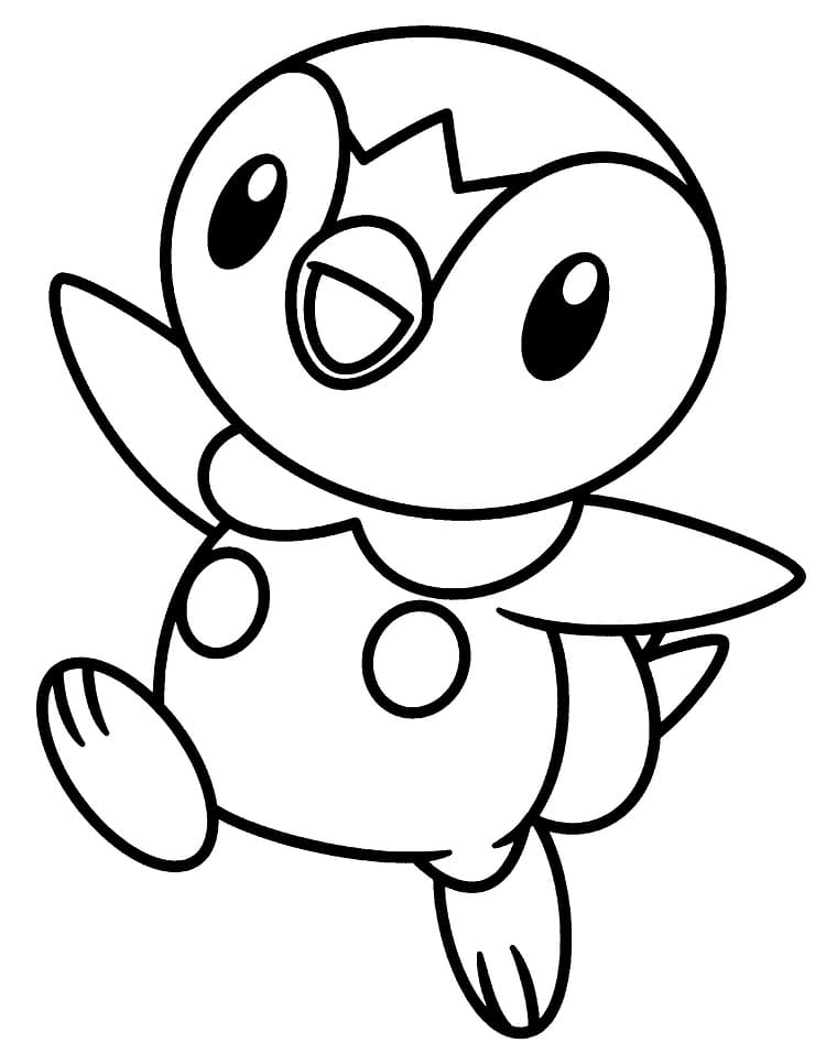 Piplup Coloring Page