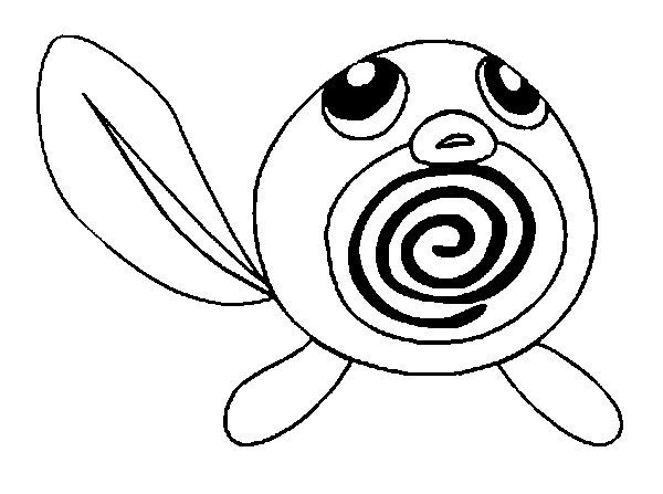 Poliwag Coloring Page