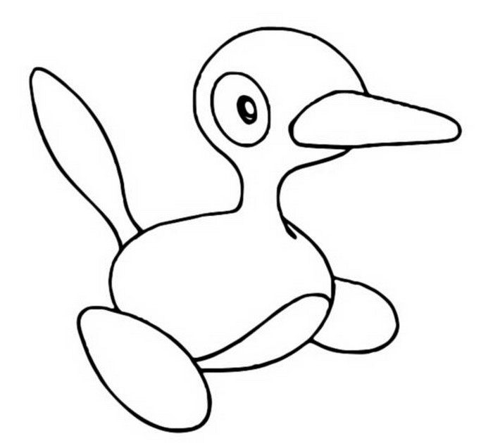 Porygon Coloring Pages Free