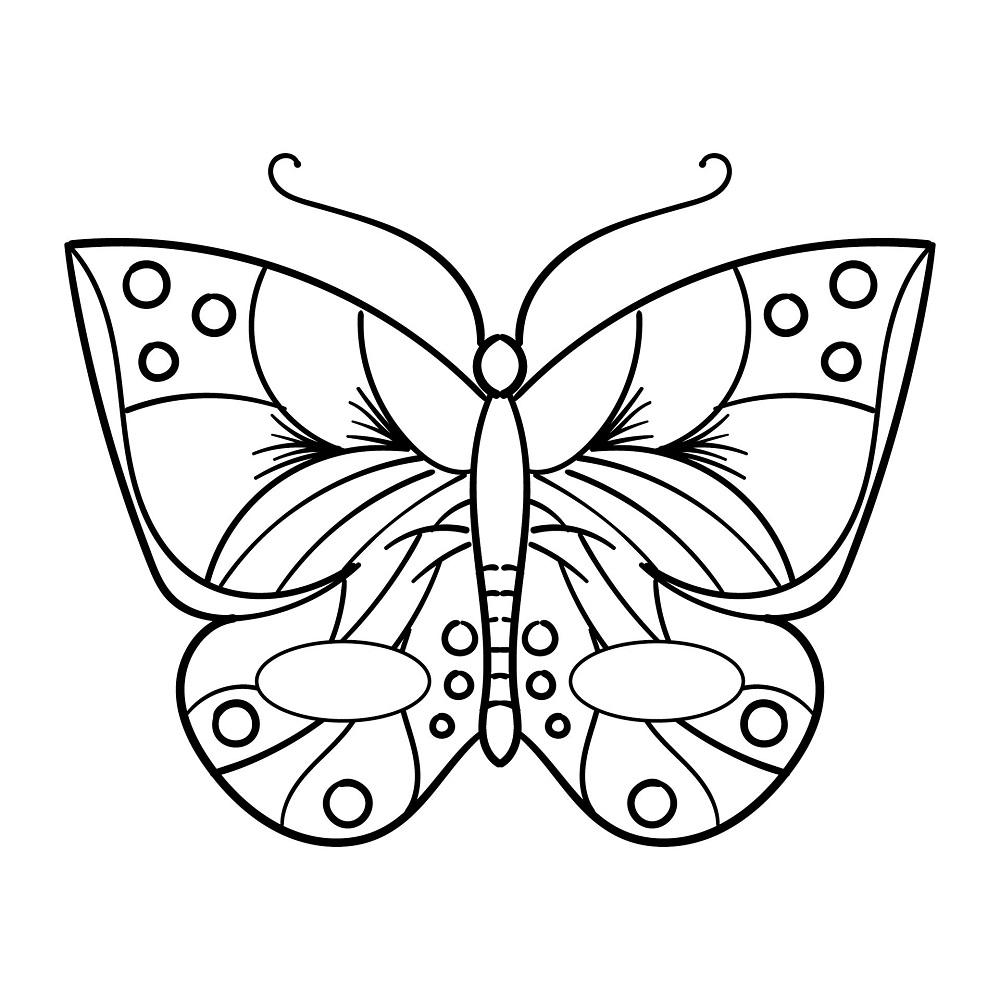 Printable Coloring Pages Butterfly