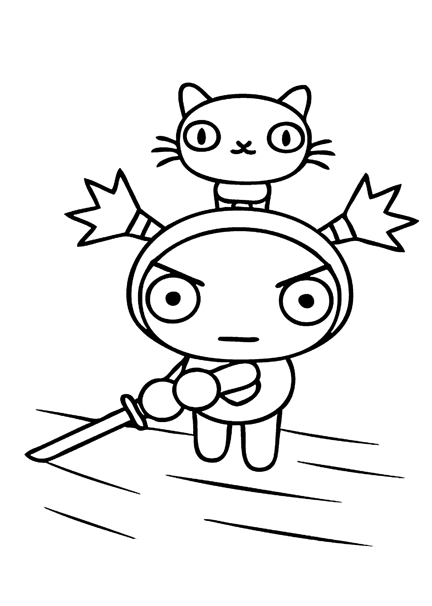 Printable Pucca Coloring Pages
