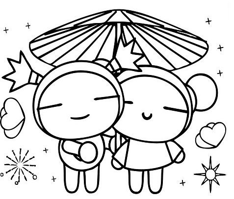 Pucca Coloring Pages For Kids