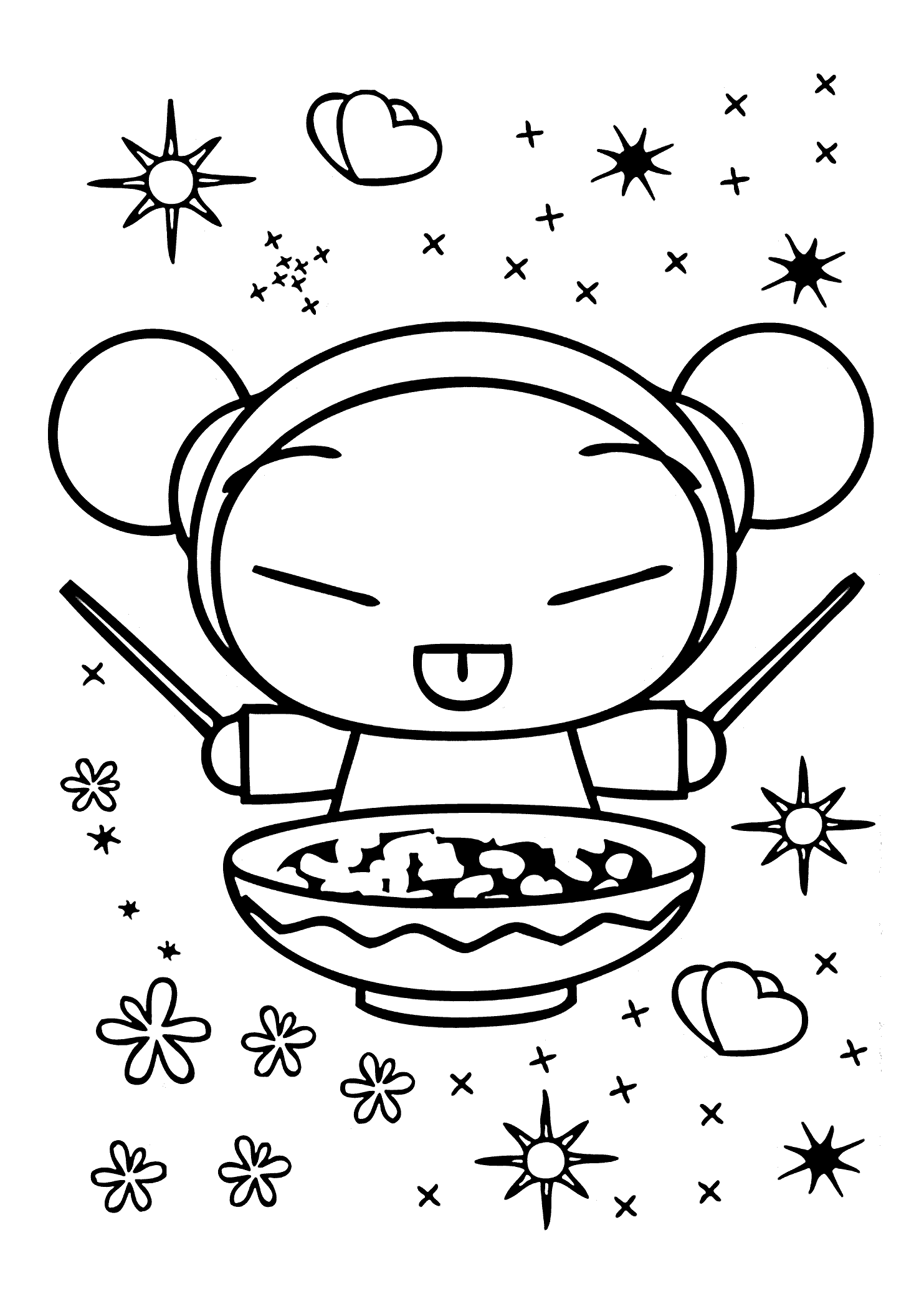 Pucca Coloring Pages Printable