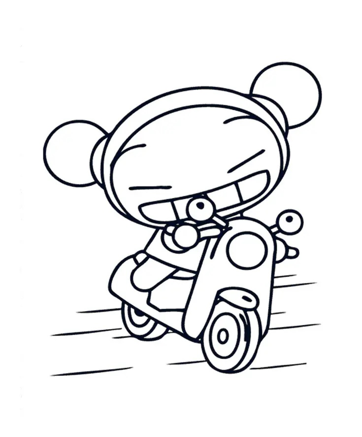 Pucca Coloring Page Printable